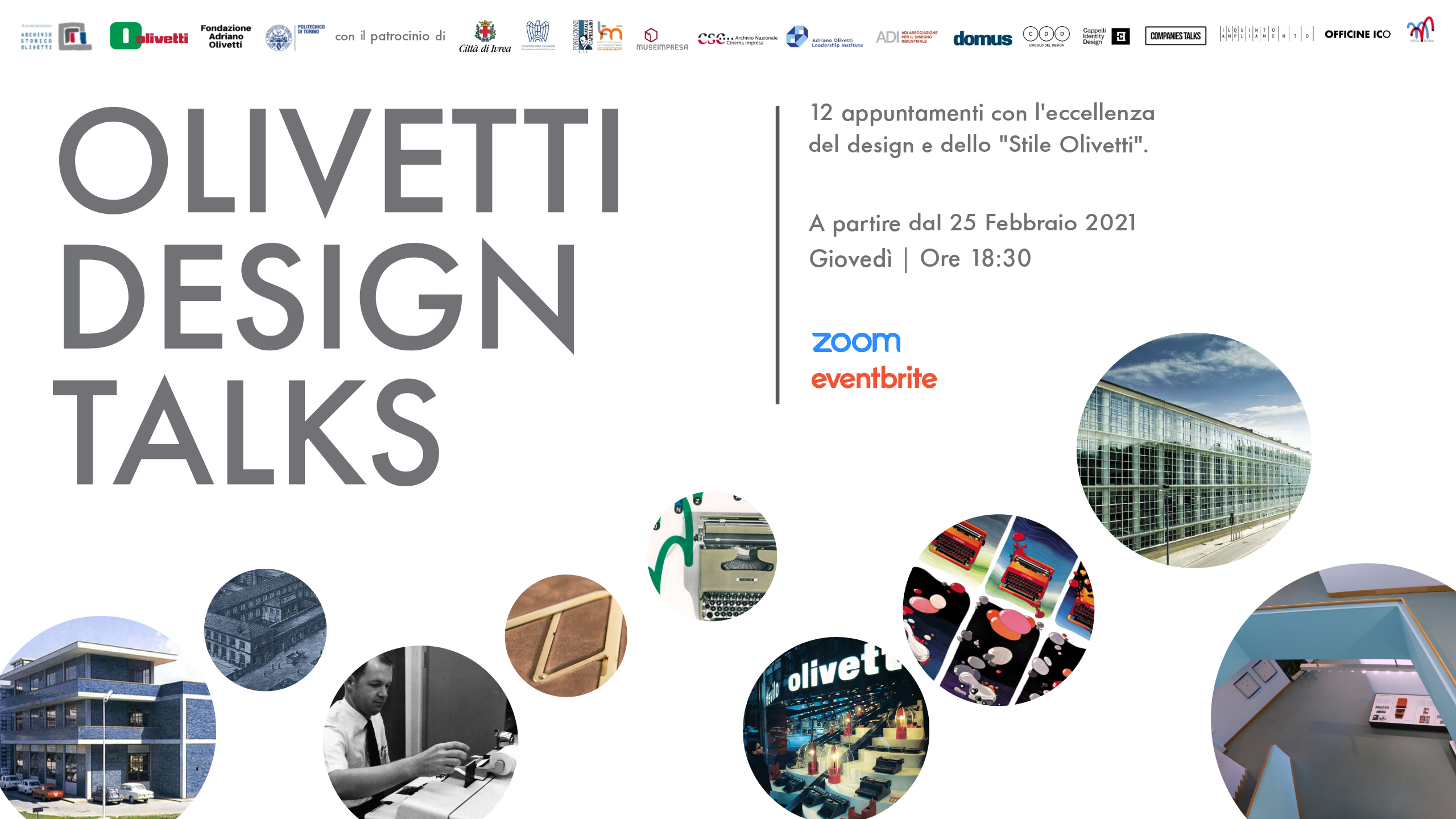 Gli Olivetti Design Talks disponibili su YouTube!