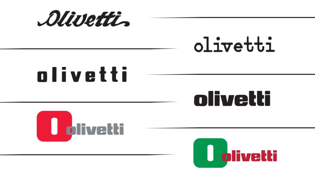 Il restyling del marchio Olivetti