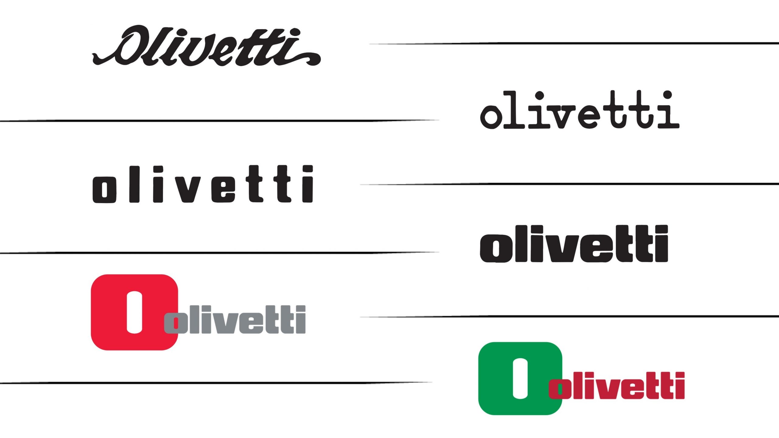 Il restyling del marchio Olivetti