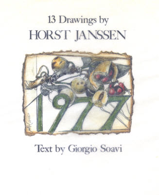 13 drawings by Horst Janssen – monografia Olivetti