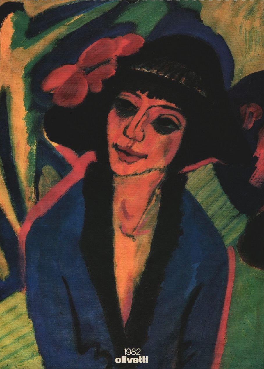 Ernst Ludwig Kirchner – calendario Olivetti