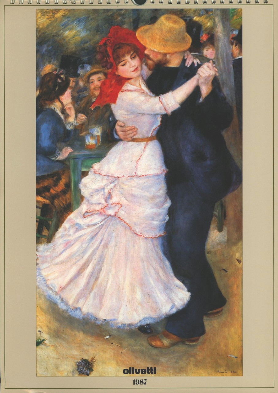 Pierre-Auguste Renoir – calendario Olivetti
