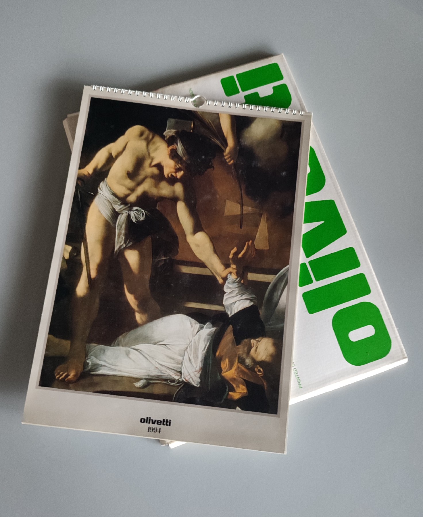 La giovinezza di Caravaggio (Caravaggio’s youth) – Olivetti calendar