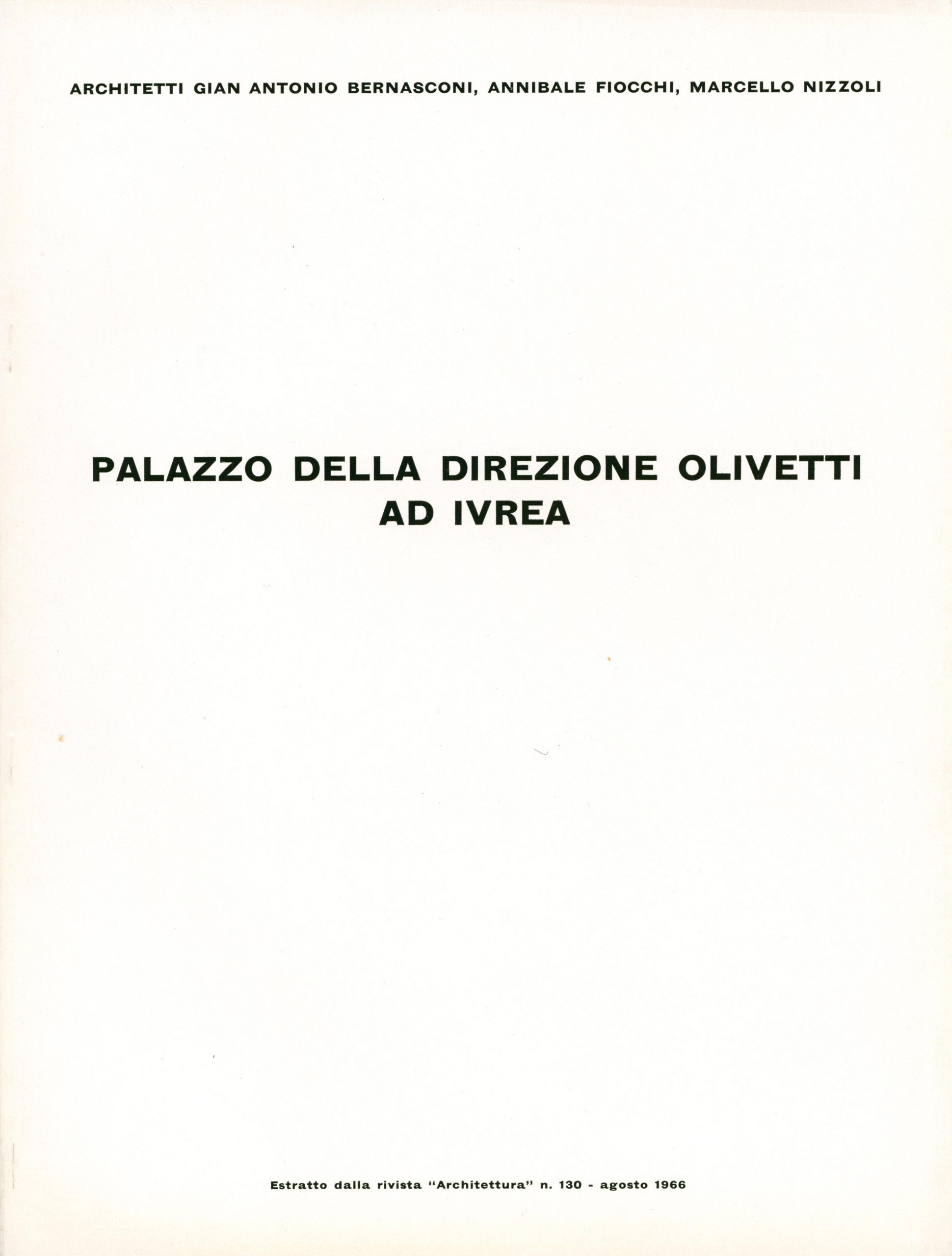 Palazzo della Direzione Olivetti a Ivrea