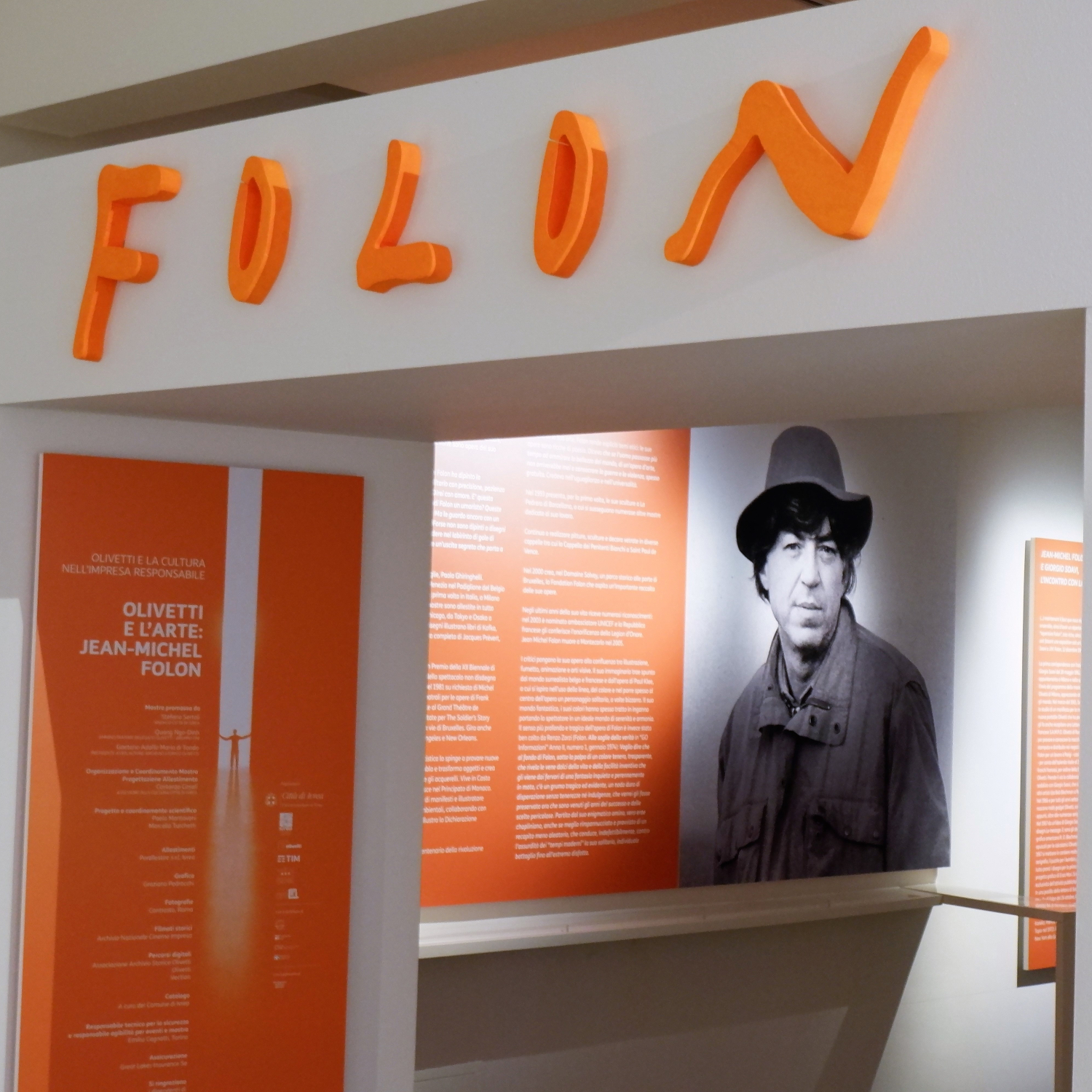 Inaugurata la mostra “Olivetti e l’arte: Jean-Michel Folon”