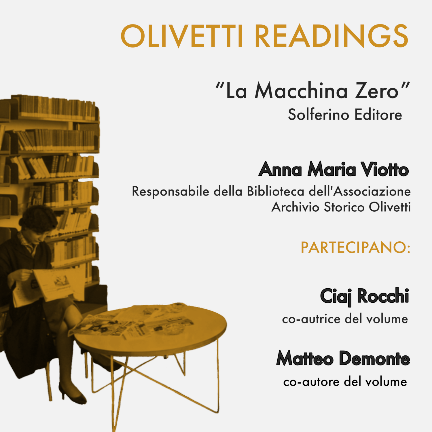 Olivetti Readings. La macchina zero