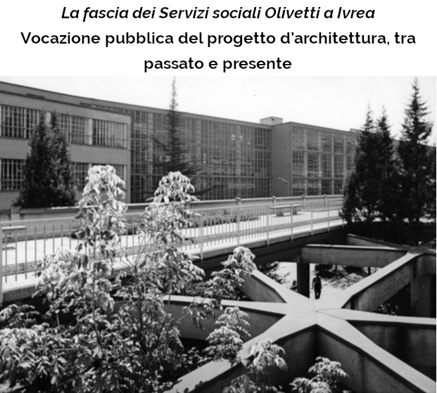 La fascia dei Servizi sociali Olivetti a Ivrea