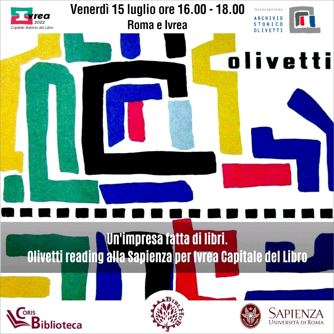 Un’impresa fatta di libri. Olivetti reading alla Sapienza di Roma per Ivrea Capitale del Libro