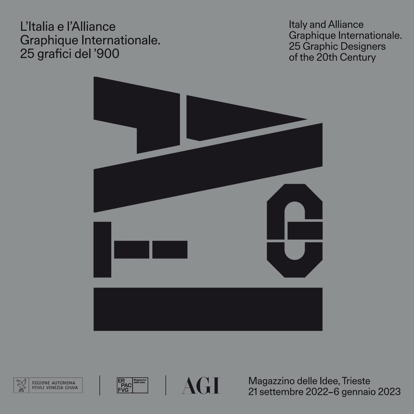 L’Italia e l’Alliance Graphique Internationale. 25 grafici del ’900