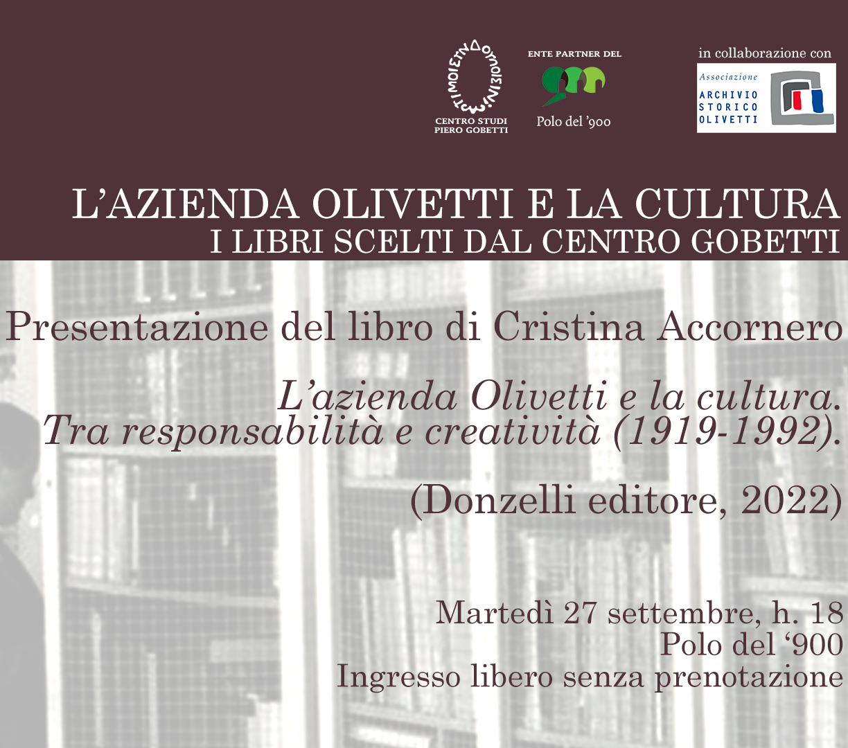 Presentazione di “L’azienda Olivetti e la cultura”