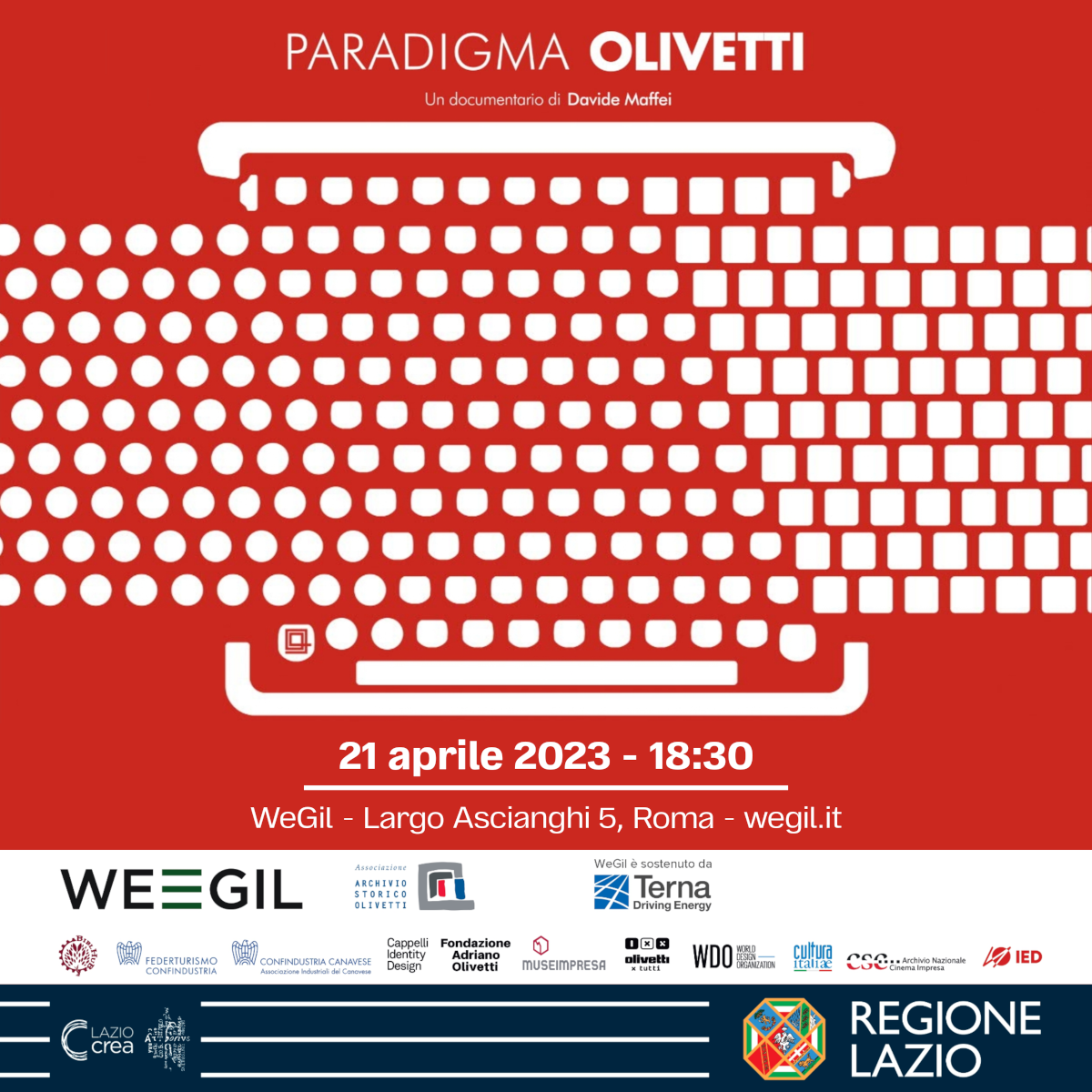 Proiezione del documentario “Paradigma Olivetti”