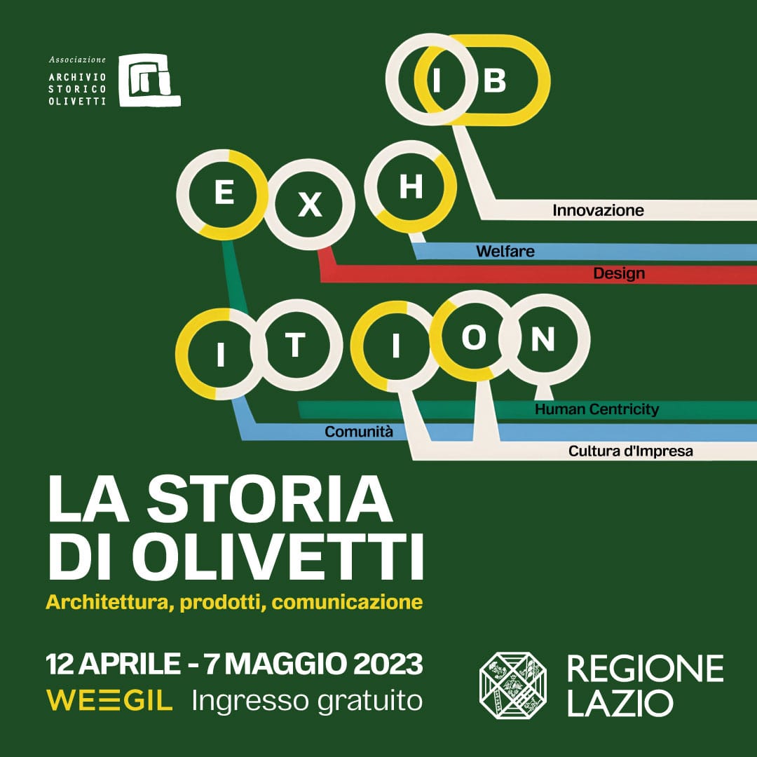 Apre la mostra “La storia di Olivetti. Architettura, prodotti, comunicazione”