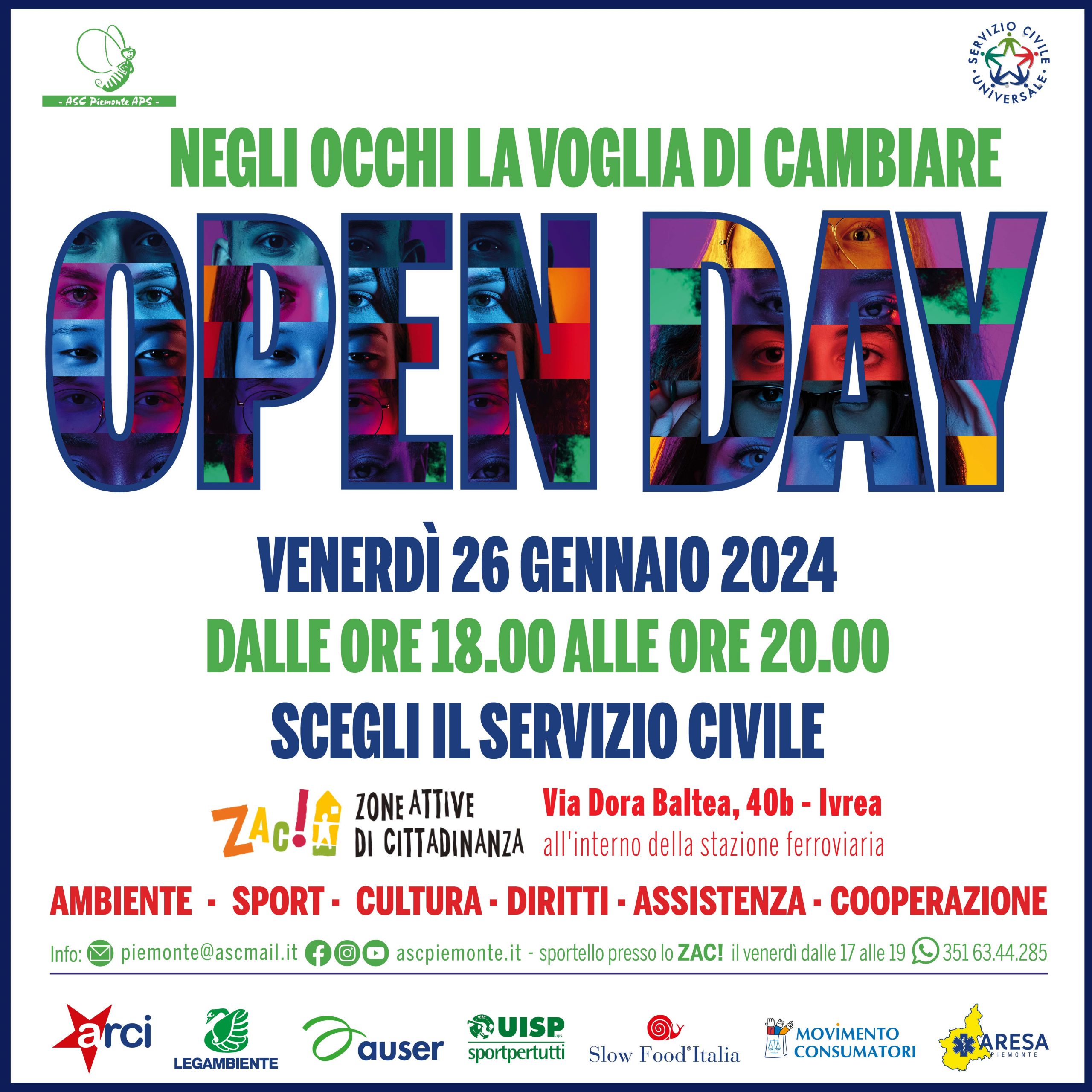 Open day per il servizio civile 2024-2025