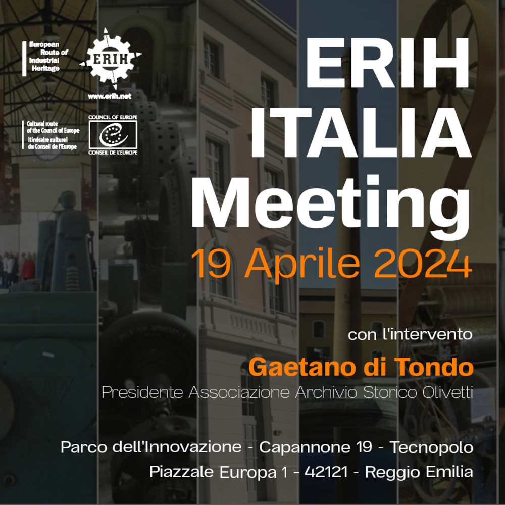 L’Associazione Archivio Storico Olivetti partecipa all’ERIH Italia Meeting