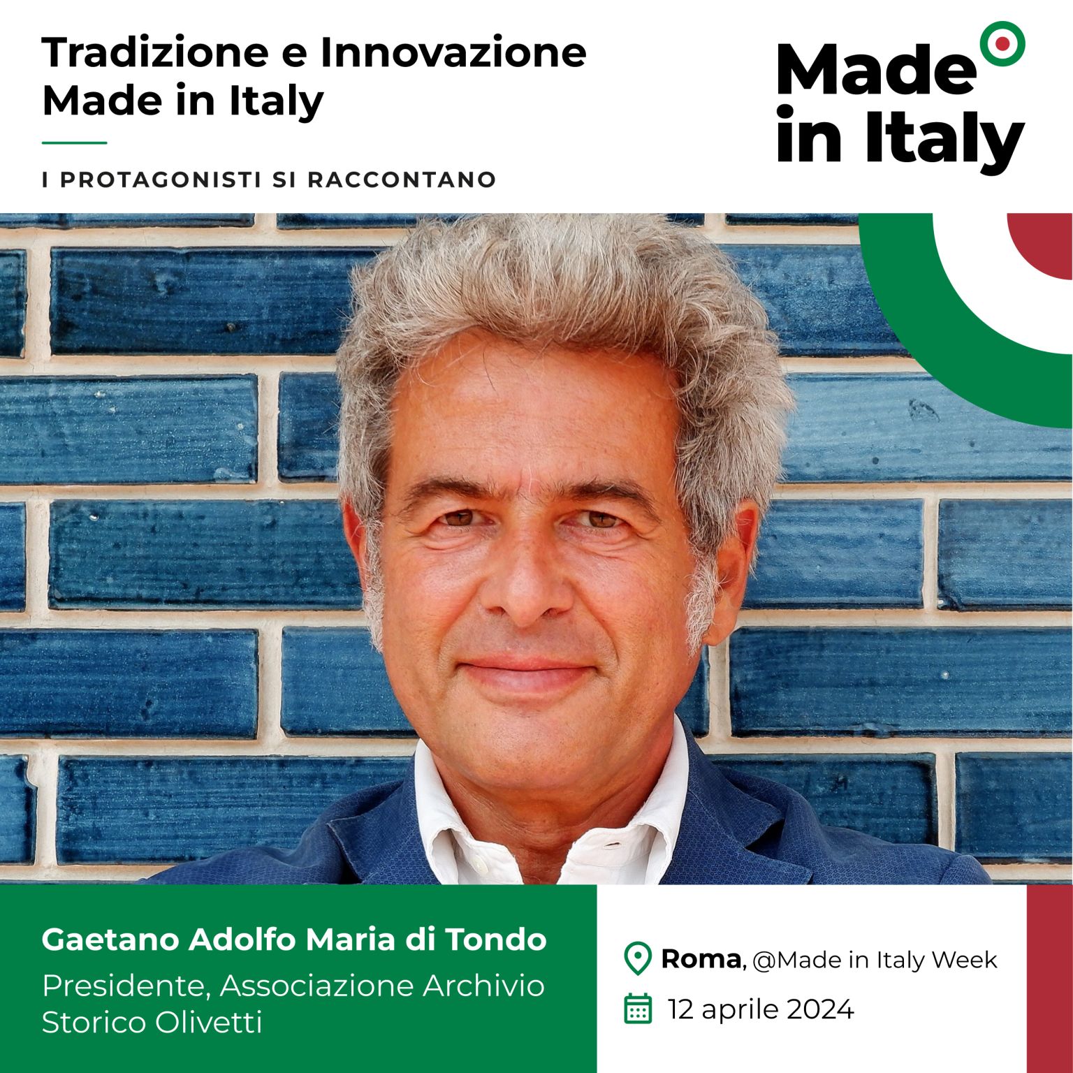 Gaetano di Tondo all’ultima tappa del roadshow di Made in Italy