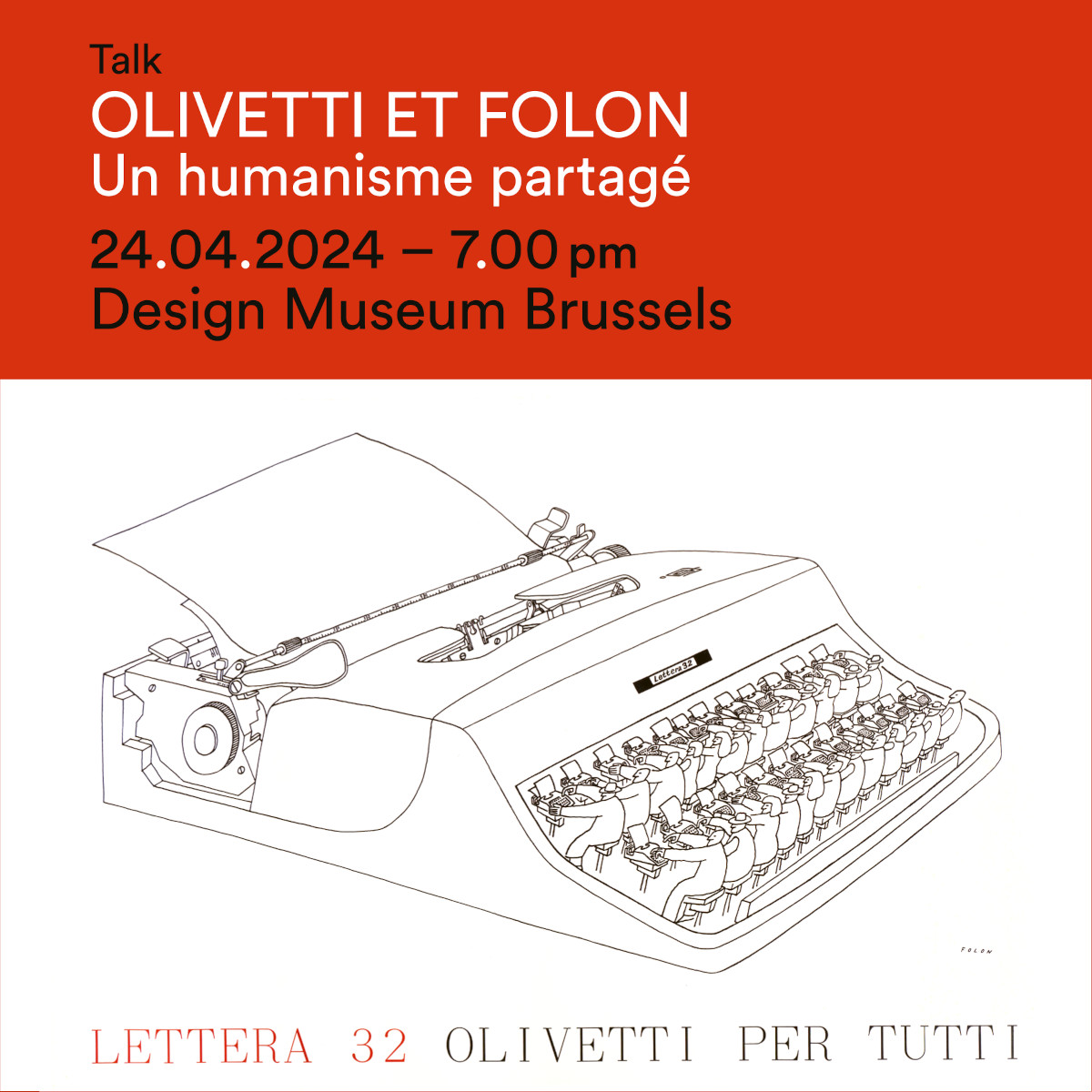 Olivetti et Folon: un humanisme partagé