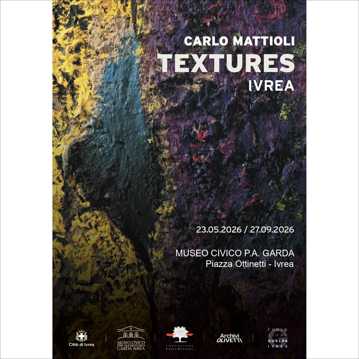 Apre la mostra “CARLO MATTIOLI – TEXTURES. Ivrea”