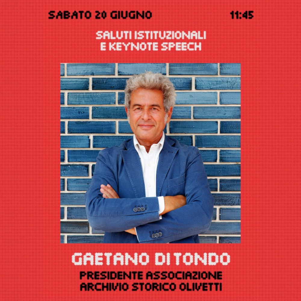 I saluti istituzionali del nostro Presidente a “Ex Machina”