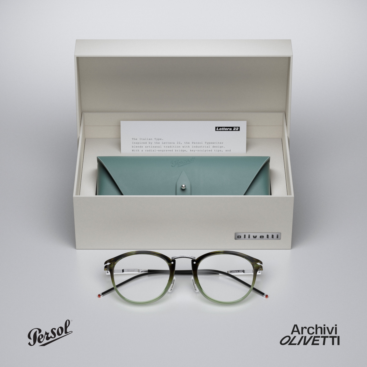 Nasce una nuova collaborazione tra Archivi Olivetti e Persol